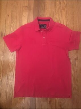 Brooksfield Men's Red Polo Shirt Size Medium